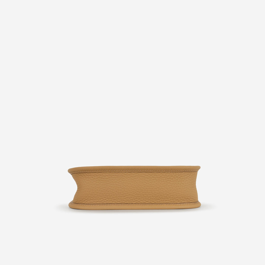 Hermès Mini Evelyne 16  - Biscuit Clemence / Nata Strap | Palladium Hardware