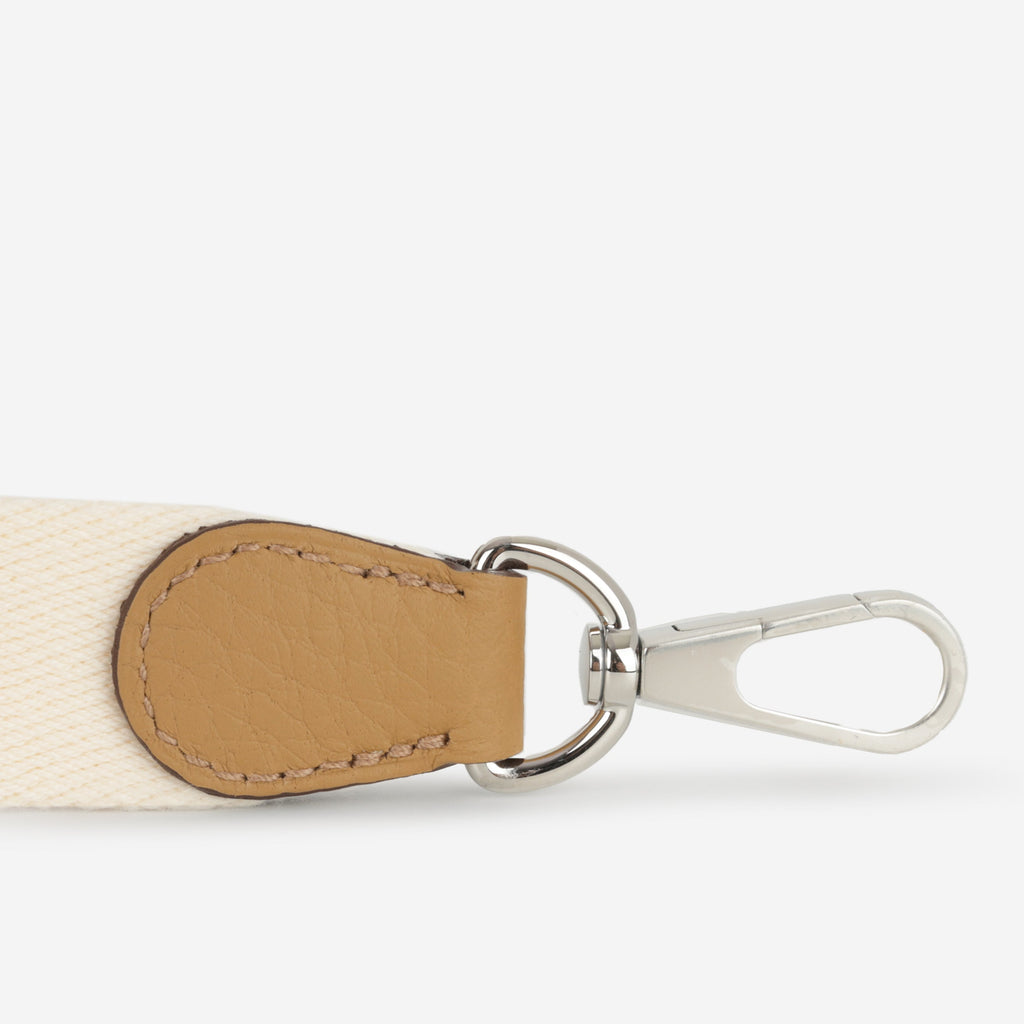 Hermès Mini Evelyne 16  - Biscuit Clemence / Nata Strap | Palladium Hardware