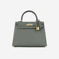 Hermès Kelly 25 - Vert Amande Epsom | Permabrass Hardware