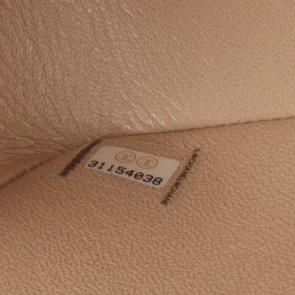 Chanel Mini Rectangular - Pearlescent Beige Lambskin | Champagne Gold Hardware