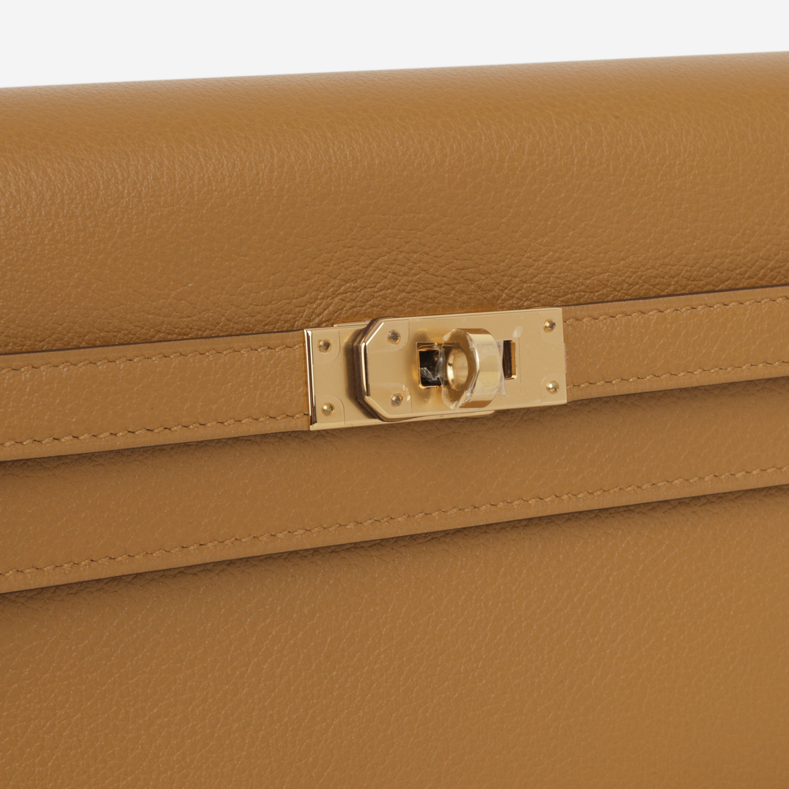 Hermès Kelly To Go Wallet - Caramel Evercolor | Gold Hardware