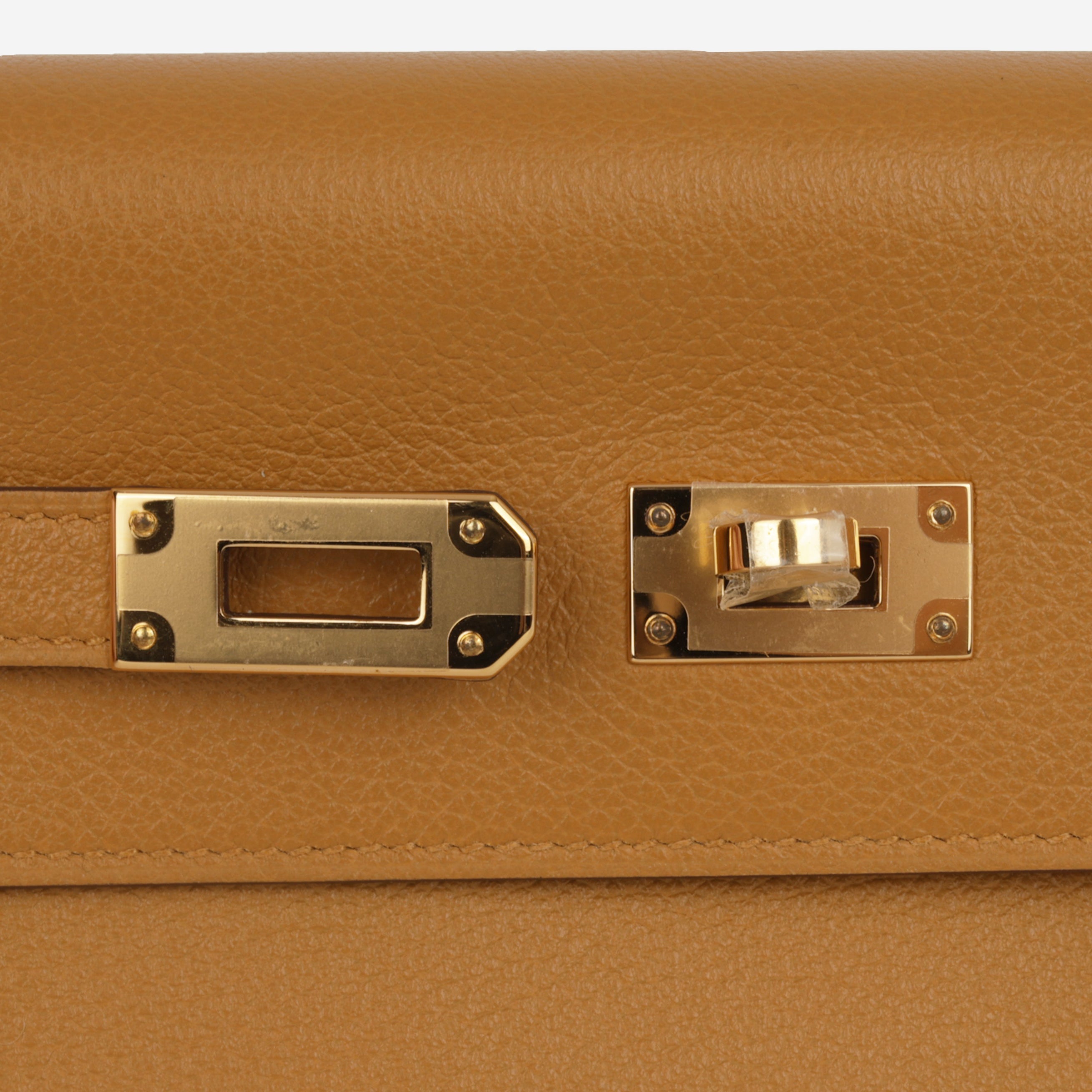 Hermès Kelly To Go Wallet - Caramel Evercolor | Gold Hardware