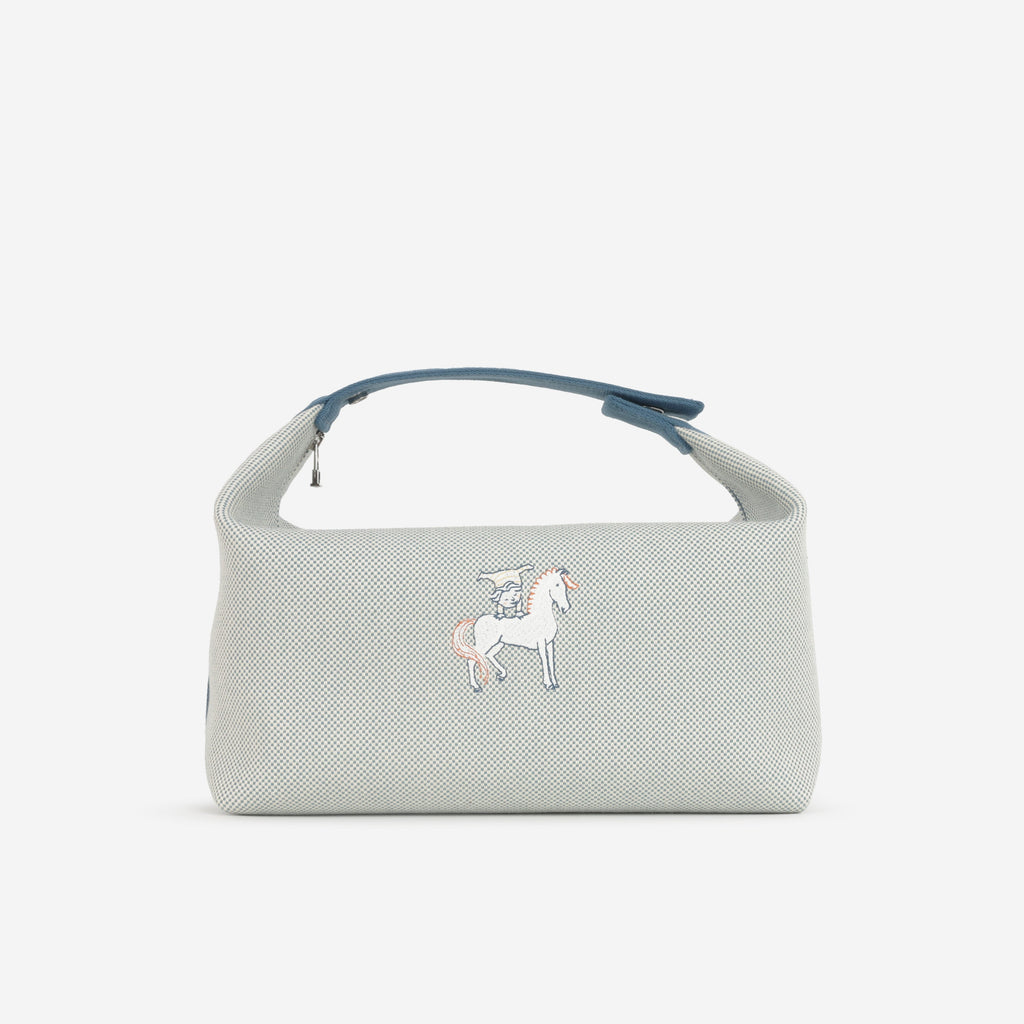 Hermès Bride-A-Brac Cabriole GM - Bleu Nattier | Palladium Hardware