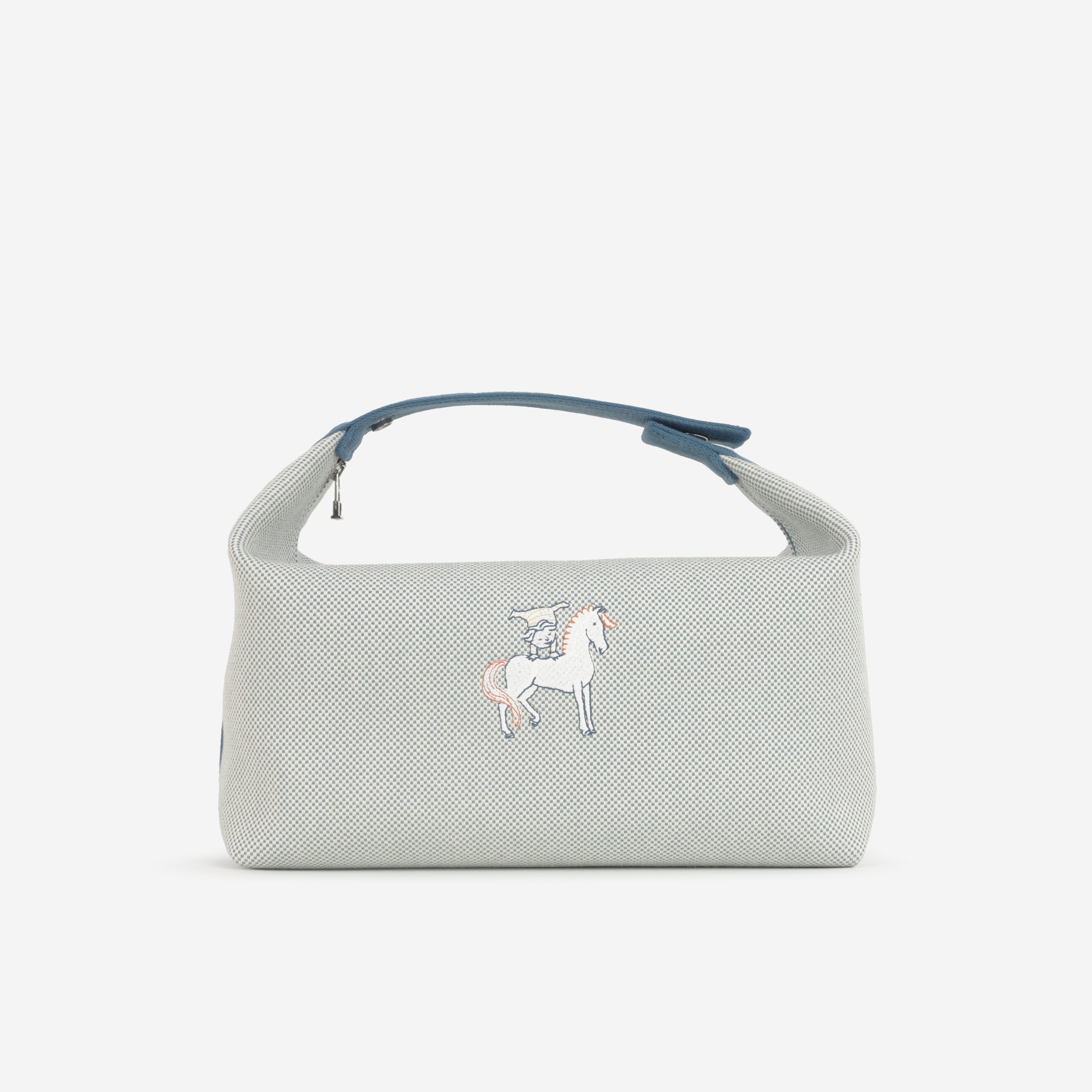 Hermès Bride-A-Brac Cabriole GM - Bleu Nattier | Palladium Hardware