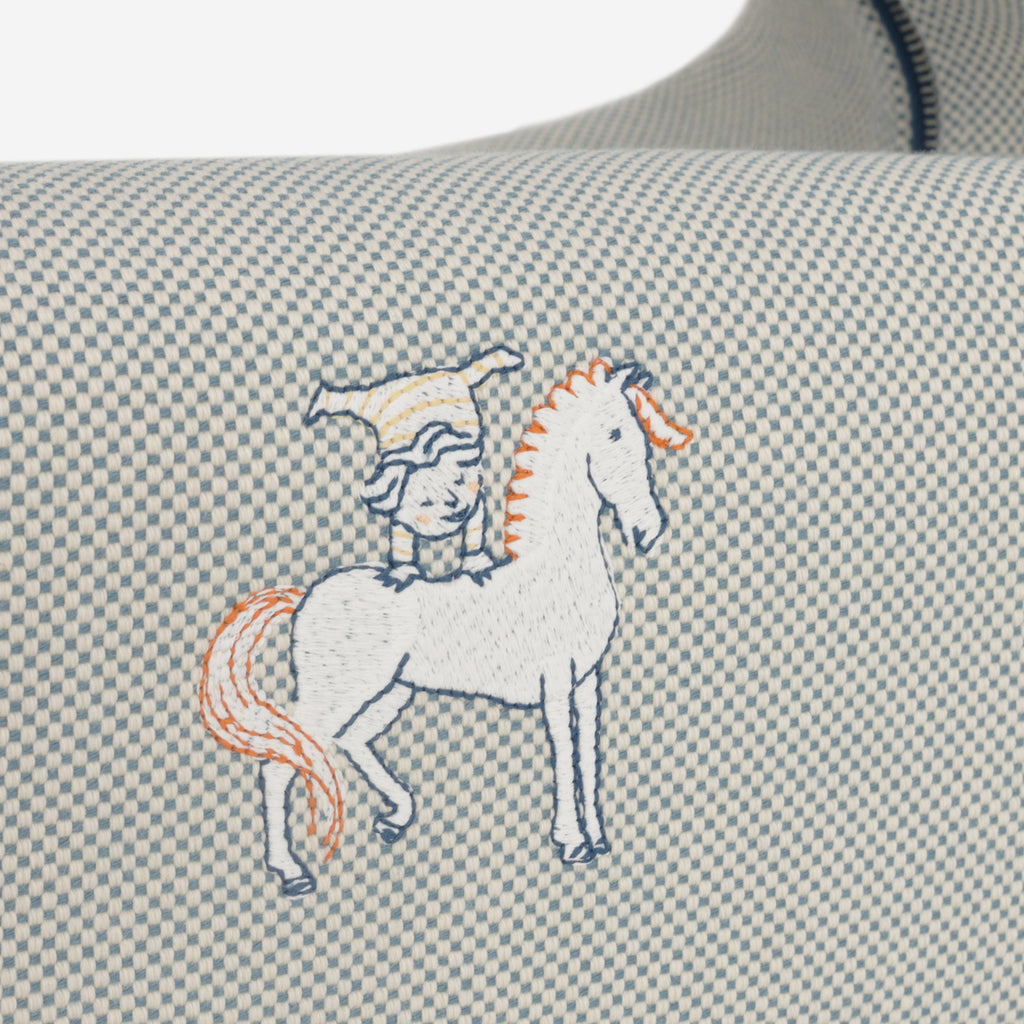 Hermès Bride-A-Brac Cabriole GM - Bleu Nattier | Palladium Hardware
