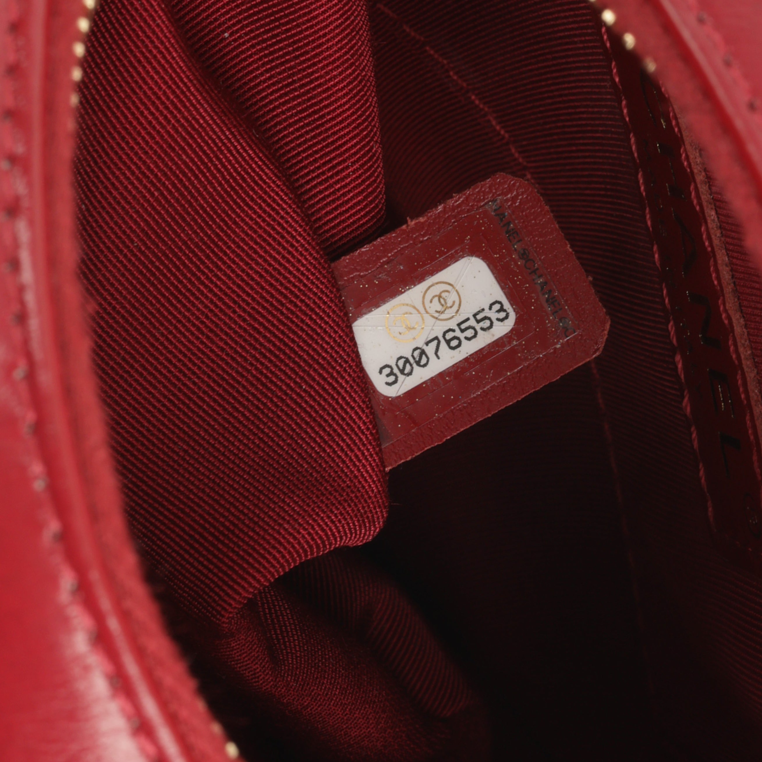 Chanel Round 19 Clutch on Chain - Burgundy Calfskin | Aged Gold Hardware