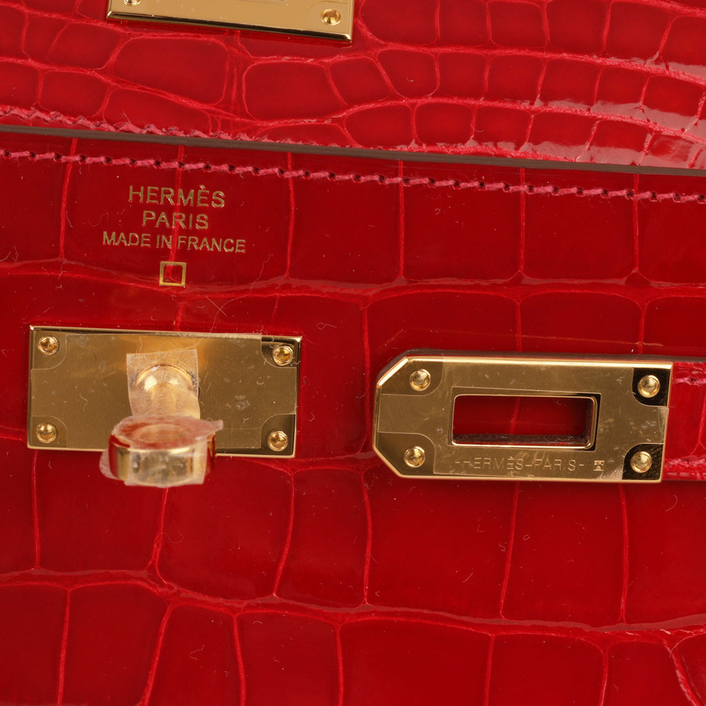 Hermès Kelly To Go - Braise Alligator Mississippiensis | Gold Hardware