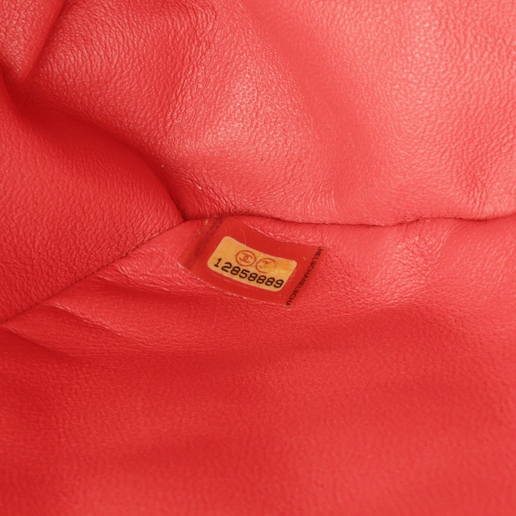 Chanel Classic Jumbo Double Flap - Red Lambskin | Silver Hardware