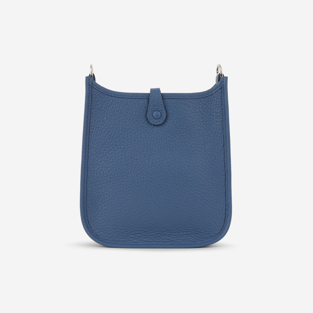 Hermès Evelyne TPM - Blue Tie Clemence | Palladium Hardware