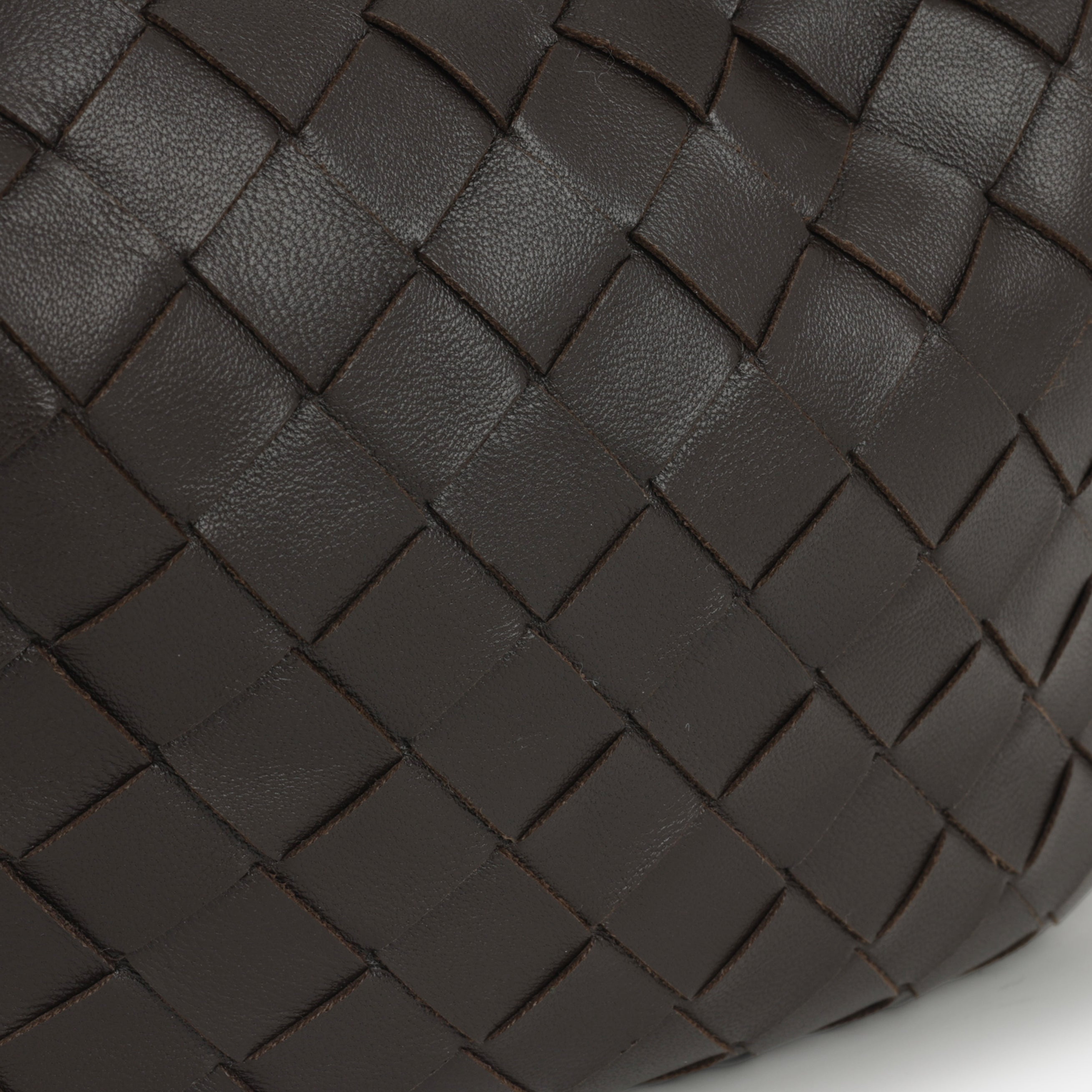 Bottega Mini Jodie Shoulder Bag - Fondant Intrecciato | Gold Hardware
