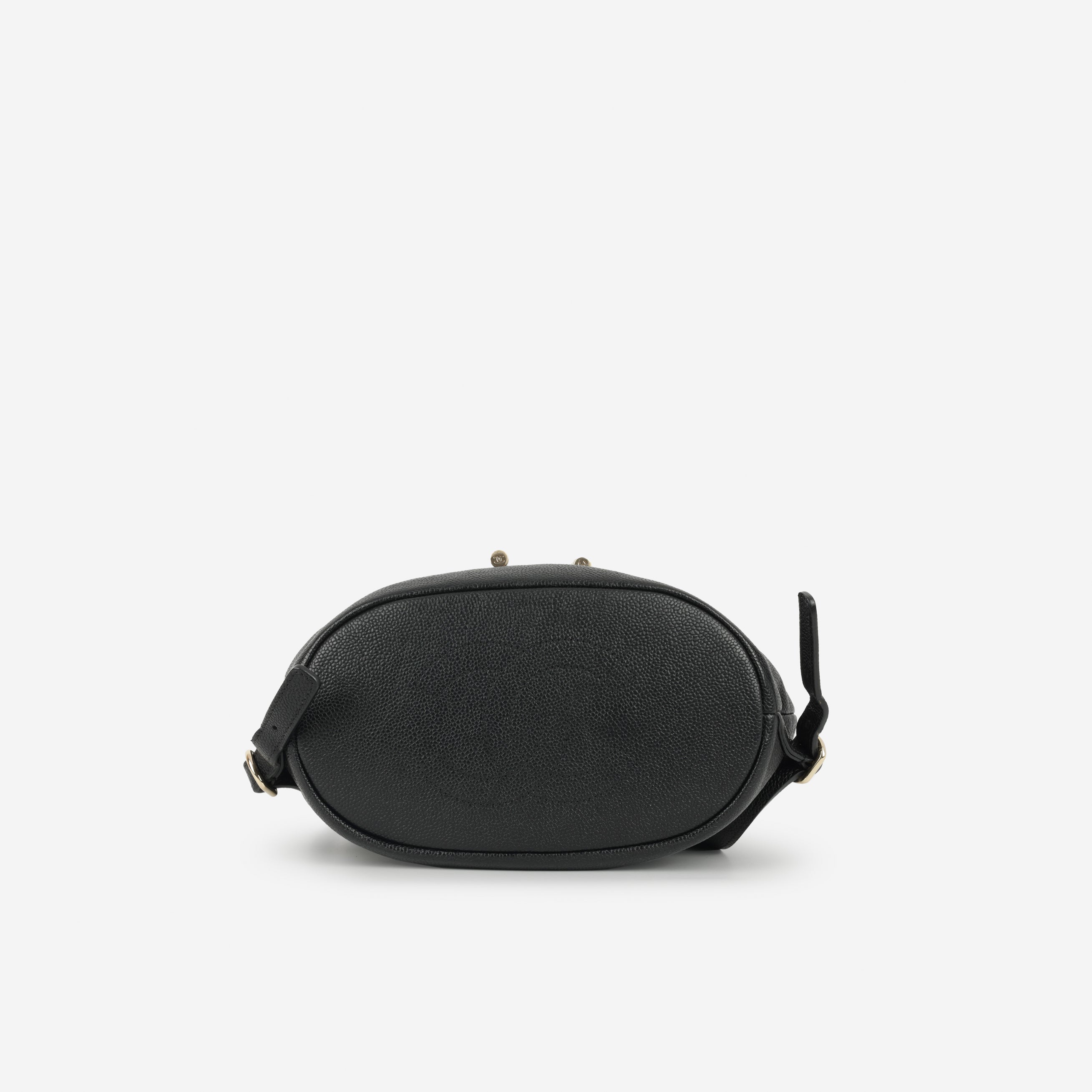Chanel Matelasse Chain Backpack - Black Caviar | Champagne Gold Hardware