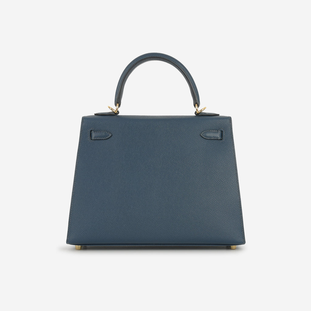 Hermès Kelly 25 - Bleu De Prusse Epsom | Gold Hardware