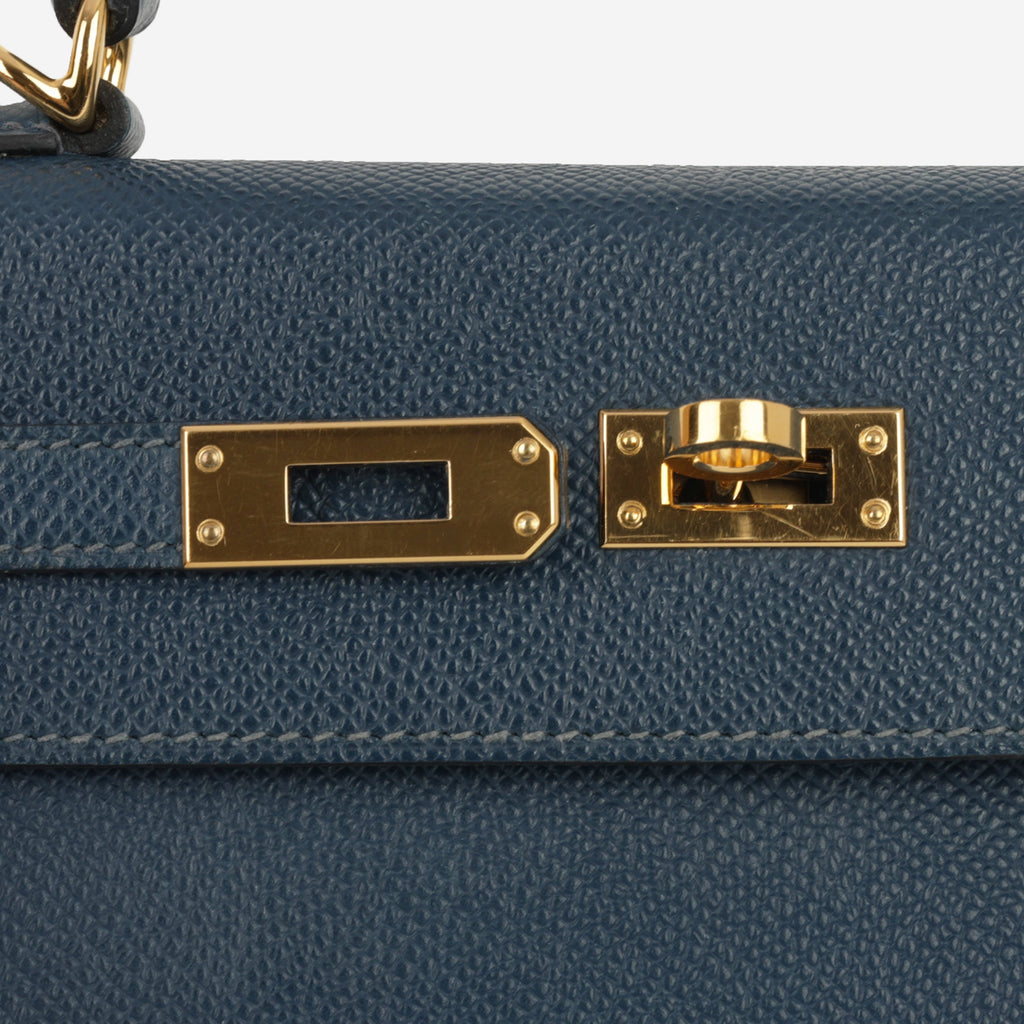 Hermès Kelly 25 - Bleu De Prusse Epsom | Gold Hardware