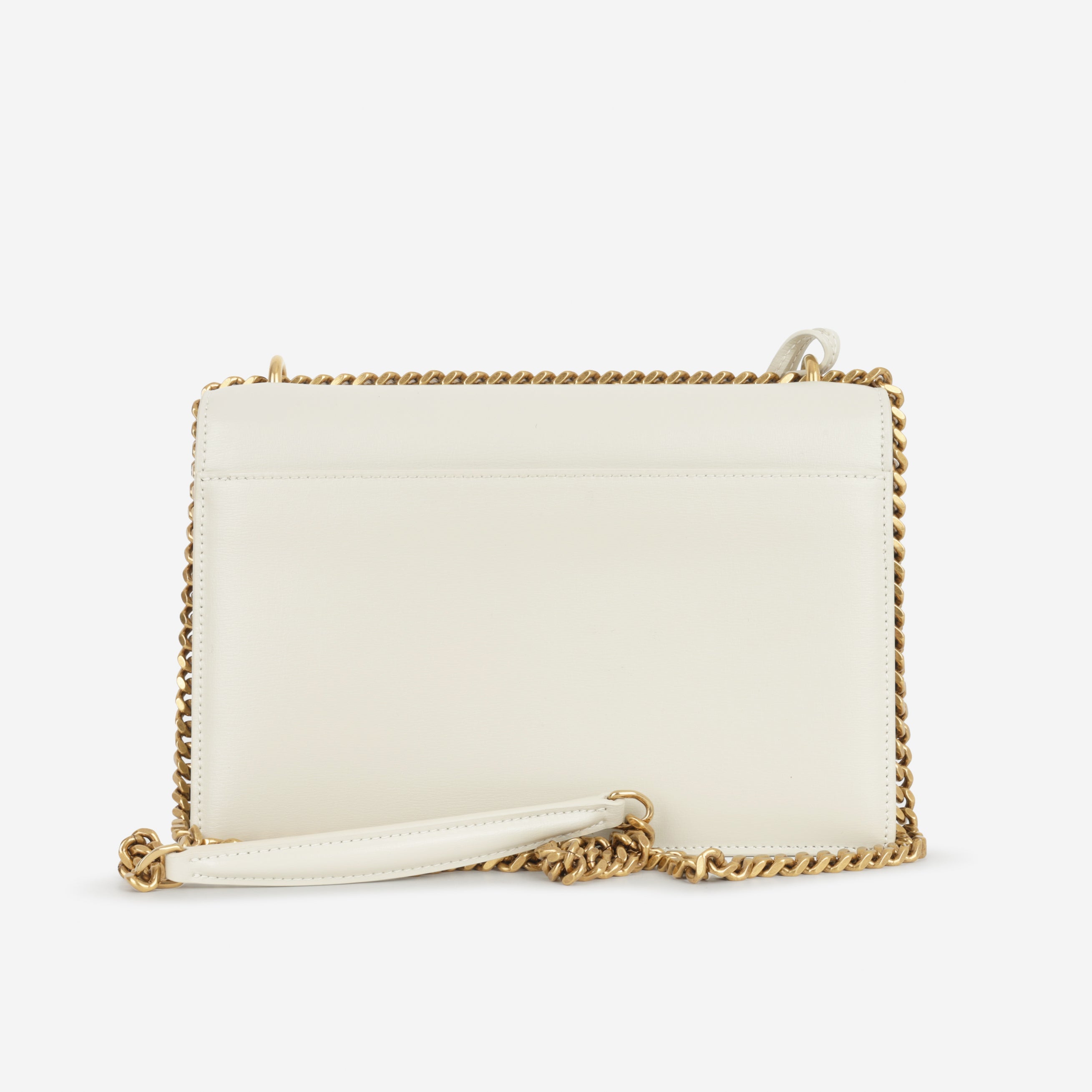 Saint Laurent Medium Sunset - Blanc Vintage Calfskin | Gold Hardware