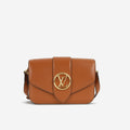 Louis Vuitton Pont 9 Shoulder Bag - Caramel Box Calf | Gold Hardware