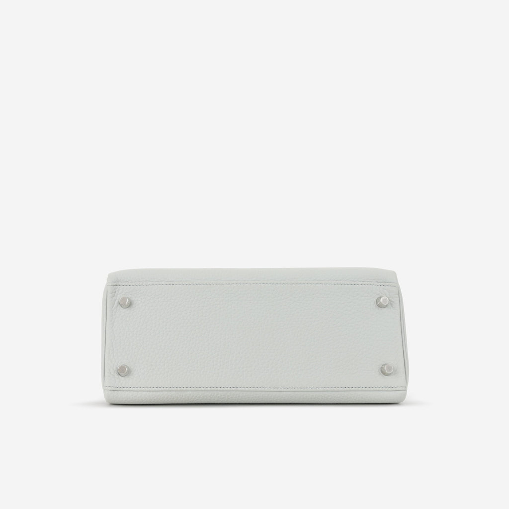 Hermès Kelly 28 - Blue Pale Clemence | Palladium Hardware