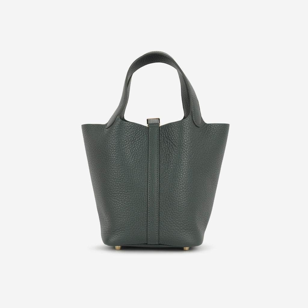 Hermès Picotin 18 - Vert Mangrove Clemence | Gold Hardware