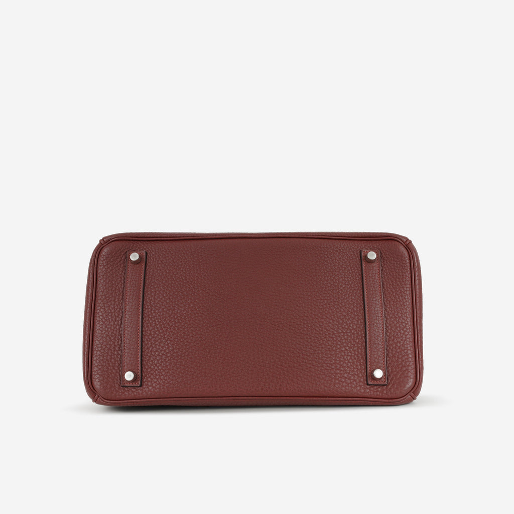 Hermès Birkin 35 - Rouge H Fjord | Palladium Hardware