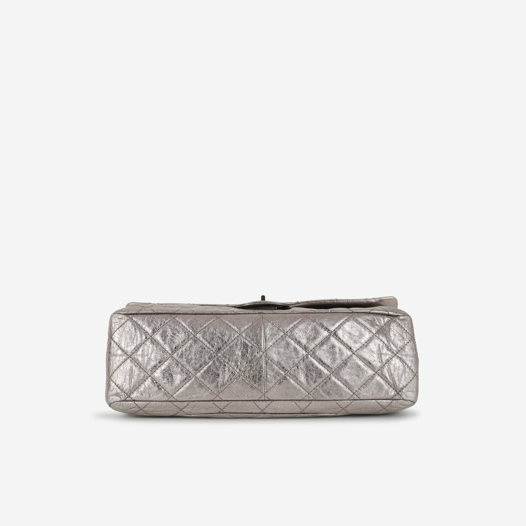 Chanel 2.55 Reissue 227 Flap - Metallic Bronze Calfskin | Silver Hardware