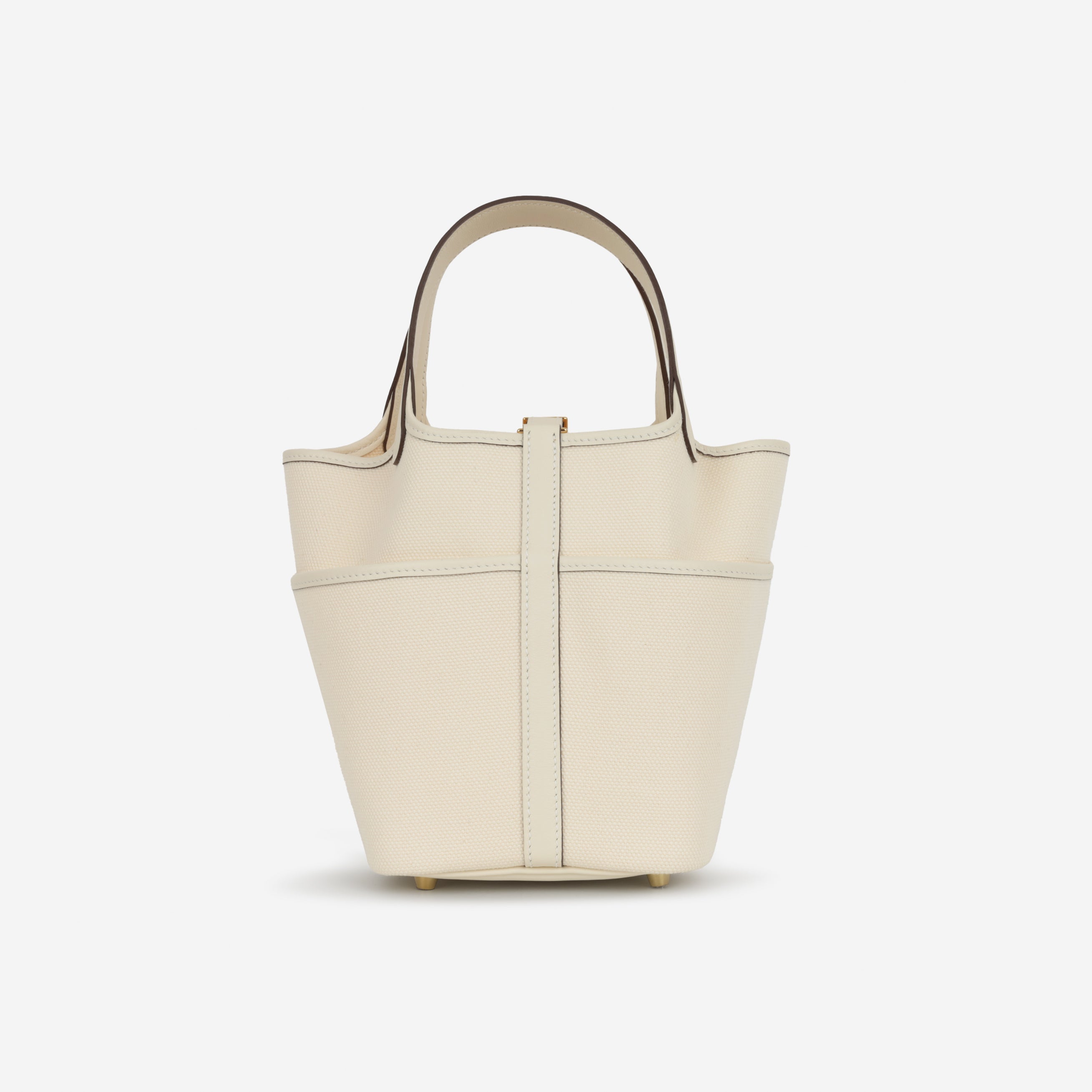 Hermès Picotin 18 Cargo - Ecru Canvas / Nata Swift | Gold Hardware
