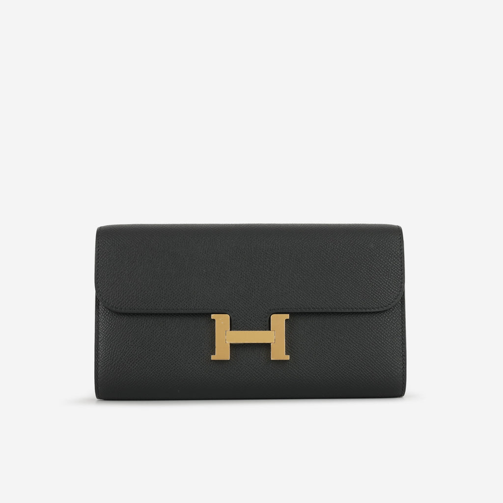 Hermès Constance To Go - Black Epsom | Gold Hardware