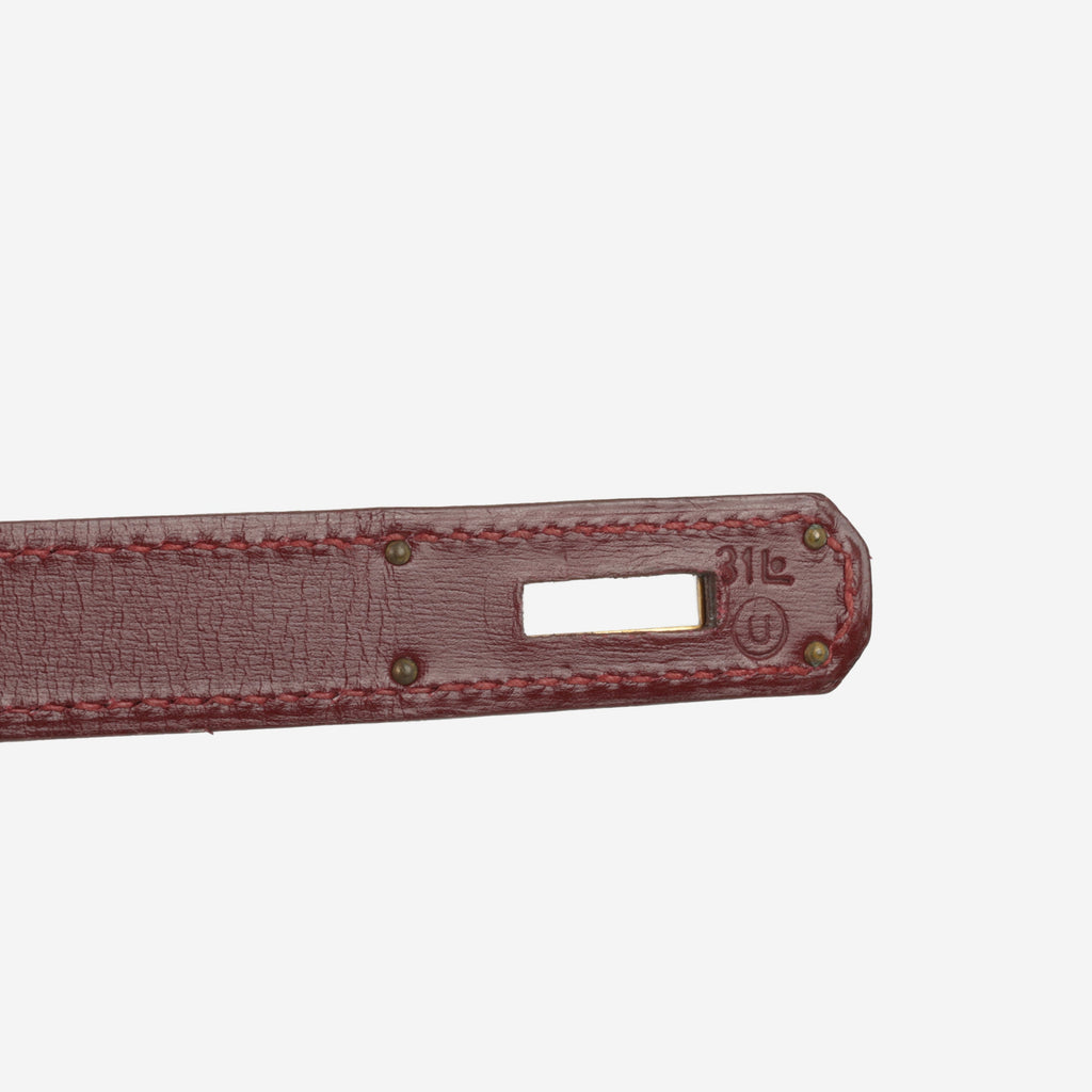 Hermès Vintage Kelly 32 - Rouge H Box Calf | Gold Hardware