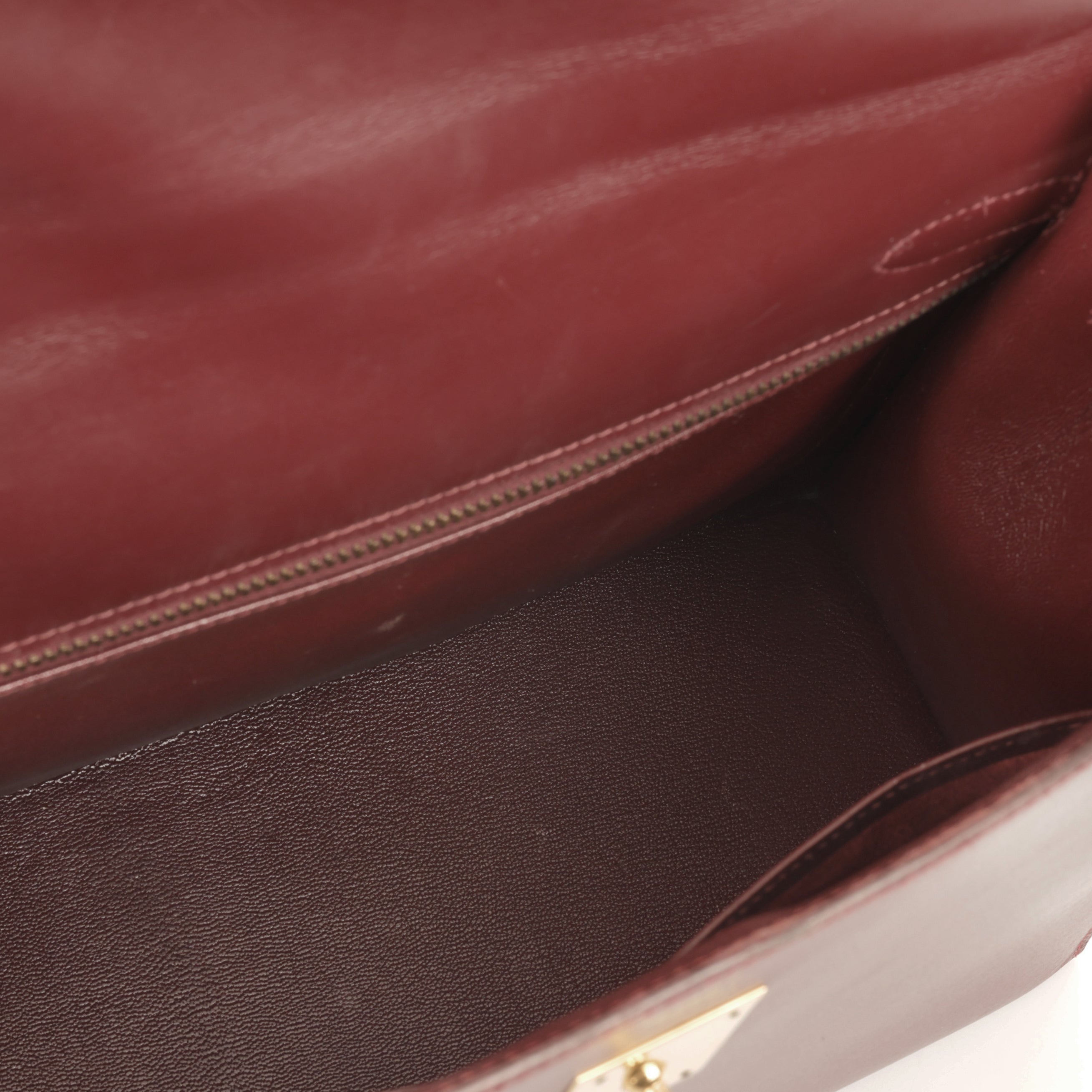 Hermès Vintage Kelly 32 - Rouge H Box Calf | Gold Hardware