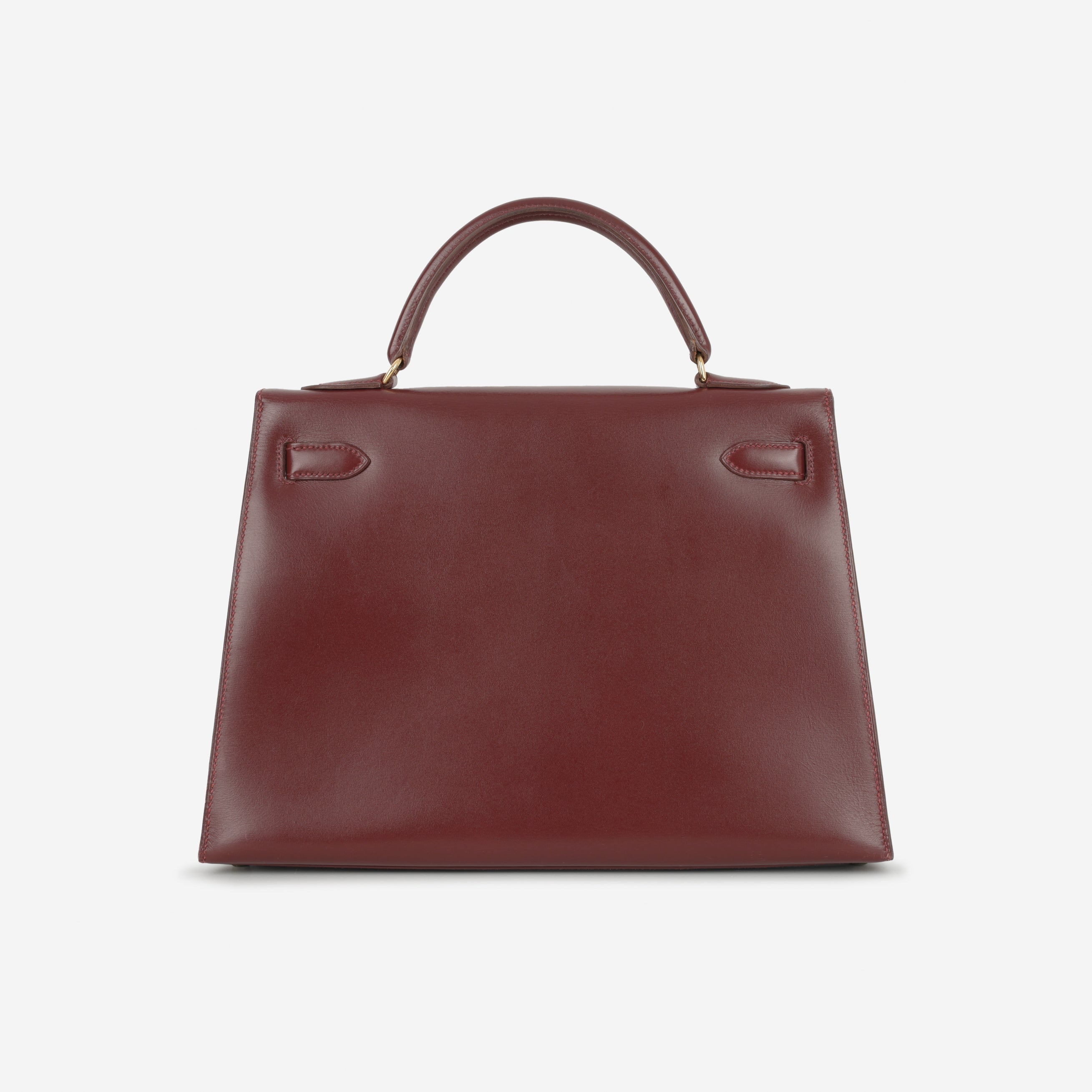 Hermès Vintage Kelly 32 - Rouge H Box Calf | Gold Hardware