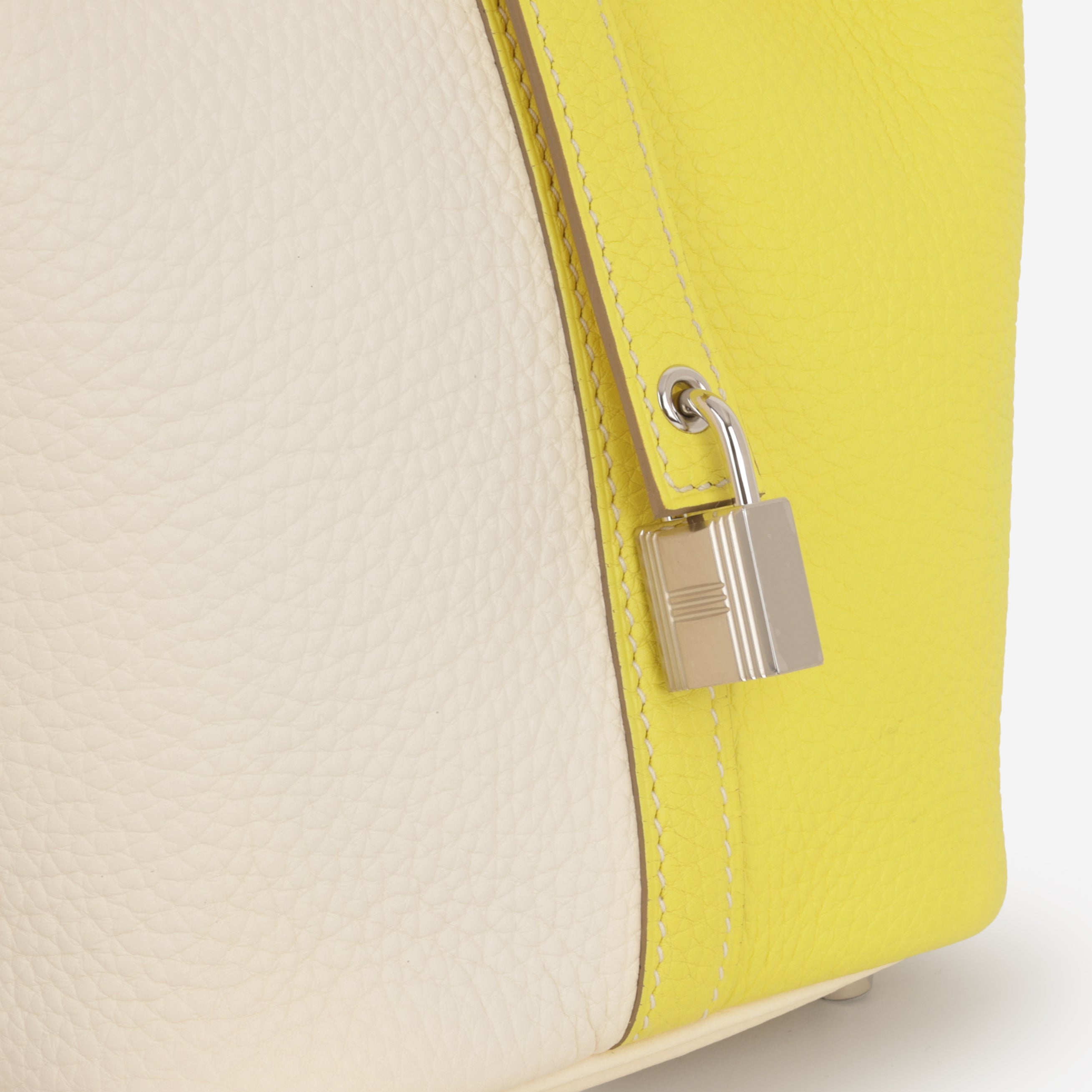 Hermès Picotin 18 Casaque - Lime / Nata Clemence | Palladium Hardware