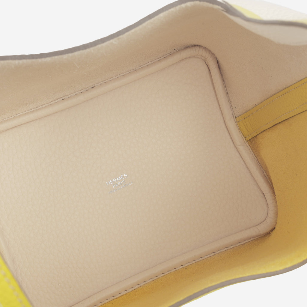 Hermès Picotin 18 Casaque - Lime / Nata Clemence | Palladium Hardware