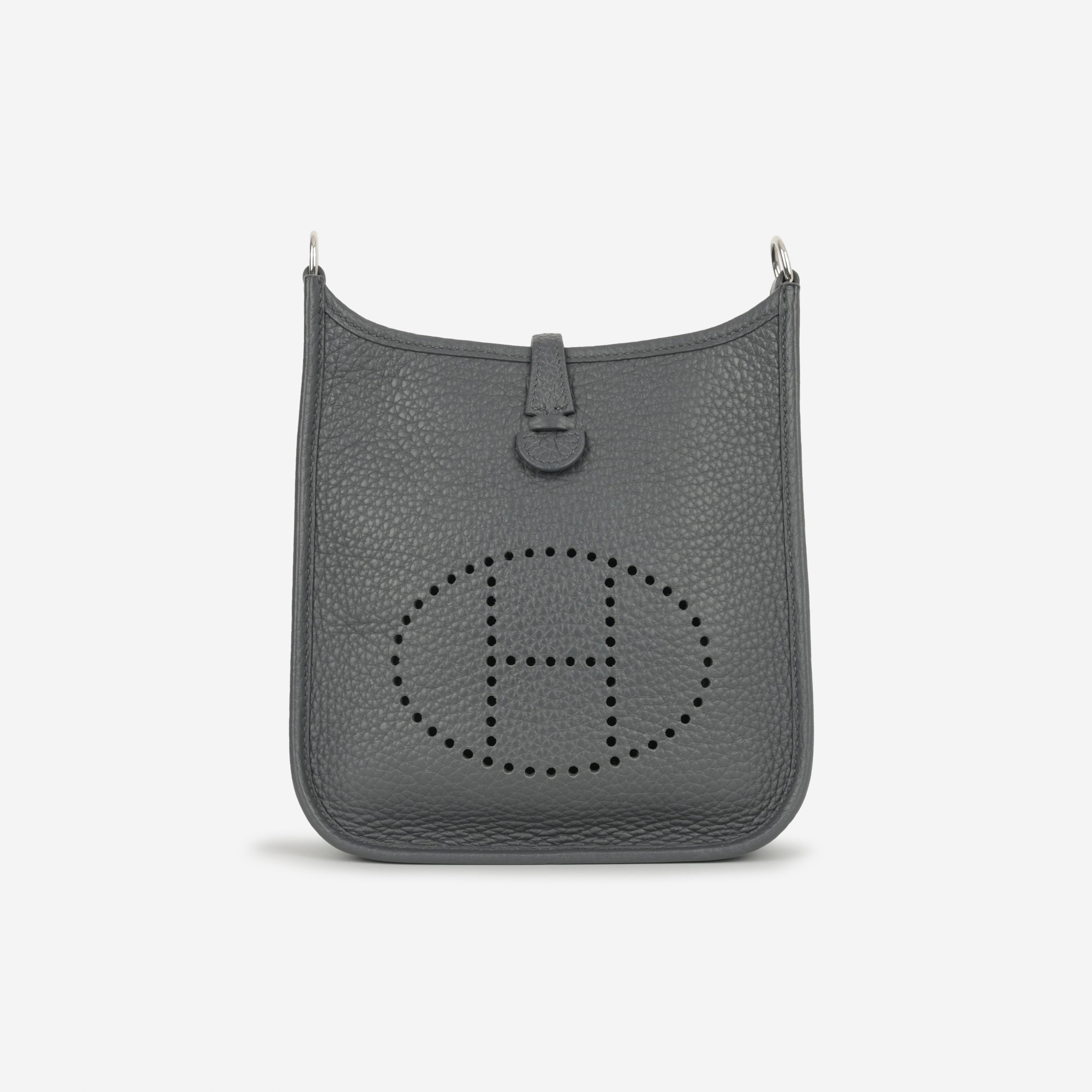 Hermès Mini Evelyne 16 - Ardoise Clemence | Palladium Hardware