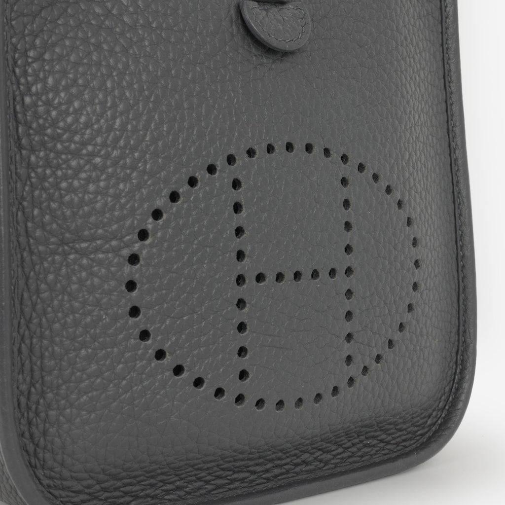 Hermès Mini Evelyne 16 - Ardoise Clemence | Palladium Hardware