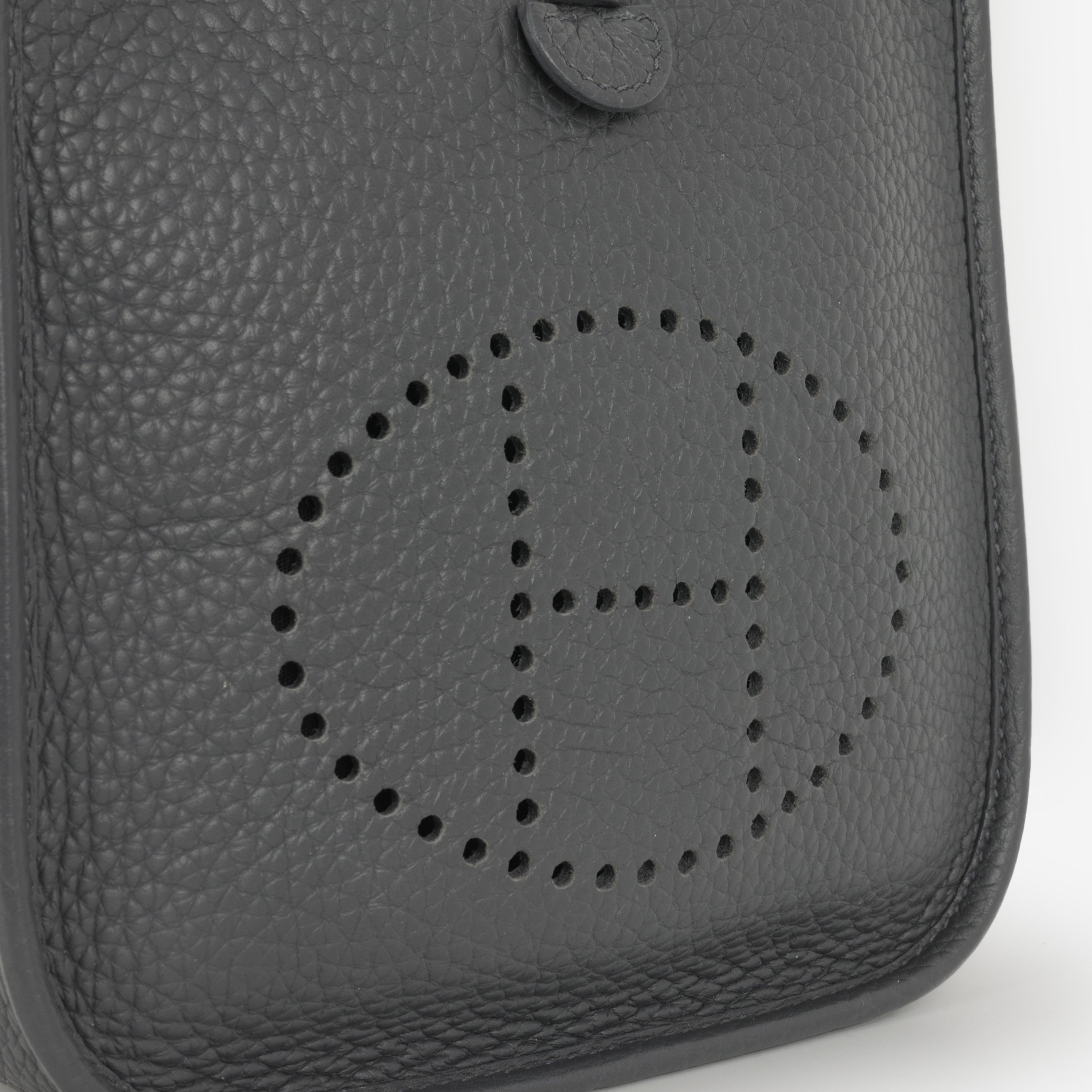 Hermès Mini Evelyne 16 - Ardoise Clemence | Palladium Hardware