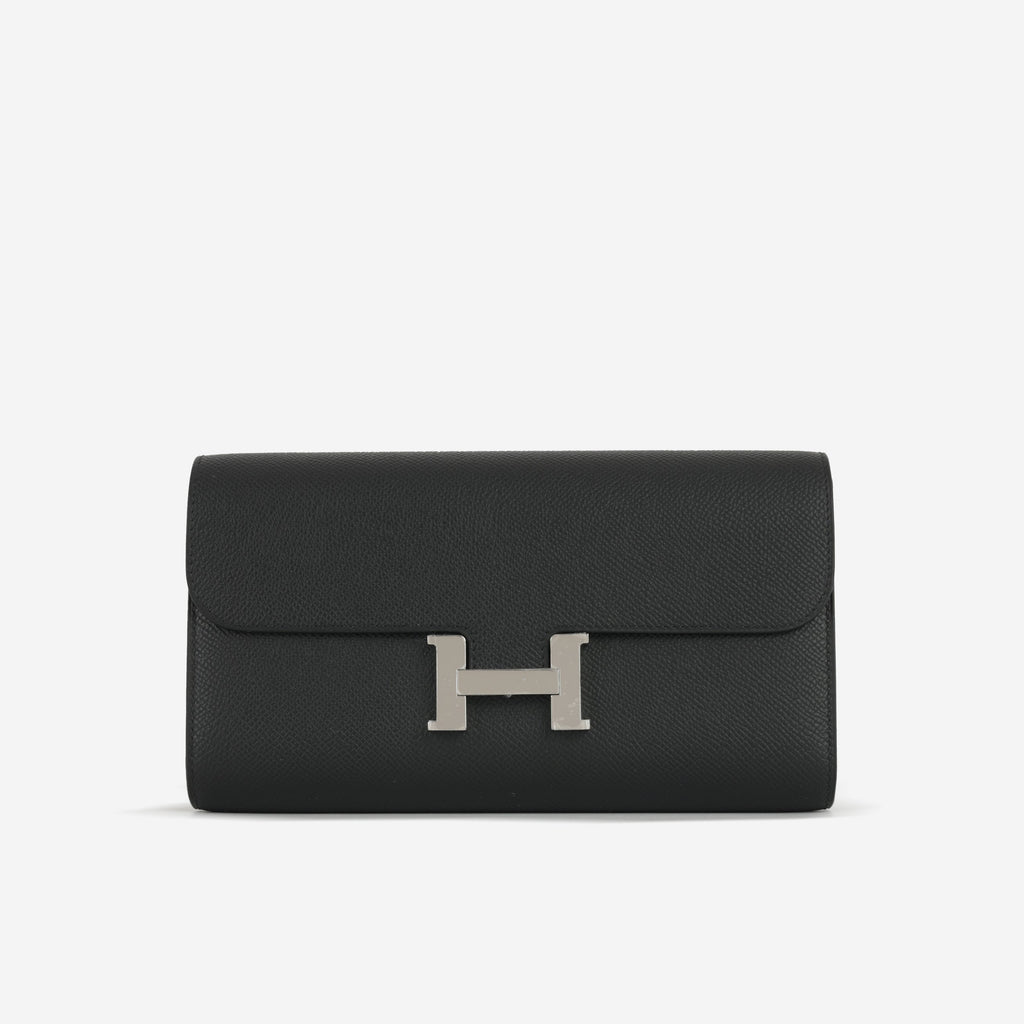 Hermès Constance To Go - Black Epsom | Palladium Hardware