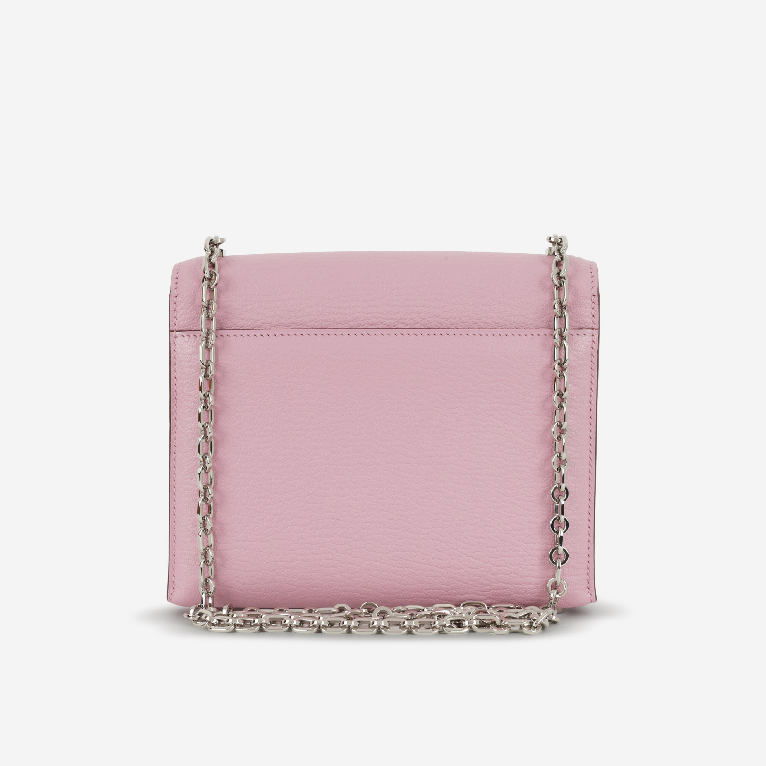 Hermès Mini Verrou Chaine - Mauve Sylvestre Chevre | Palladium Hardware