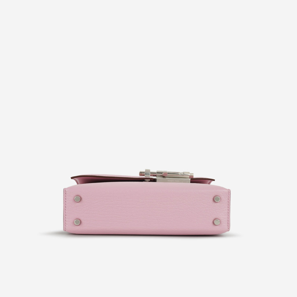 Hermès Mini Verrou Chaine - Mauve Sylvestre Chevre | Palladium Hardware