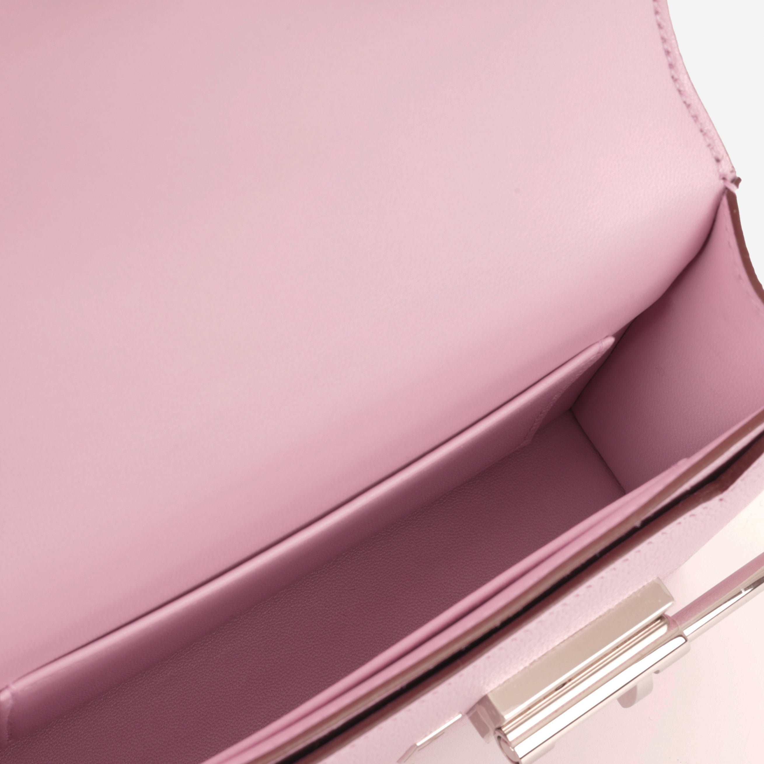 Hermès Mini Verrou Chaine - Mauve Sylvestre Chevre | Palladium Hardware