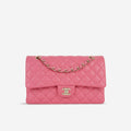 Chanel Medium Classic Flap - Hot Pink Caviar | Champagne Gold Hardware
