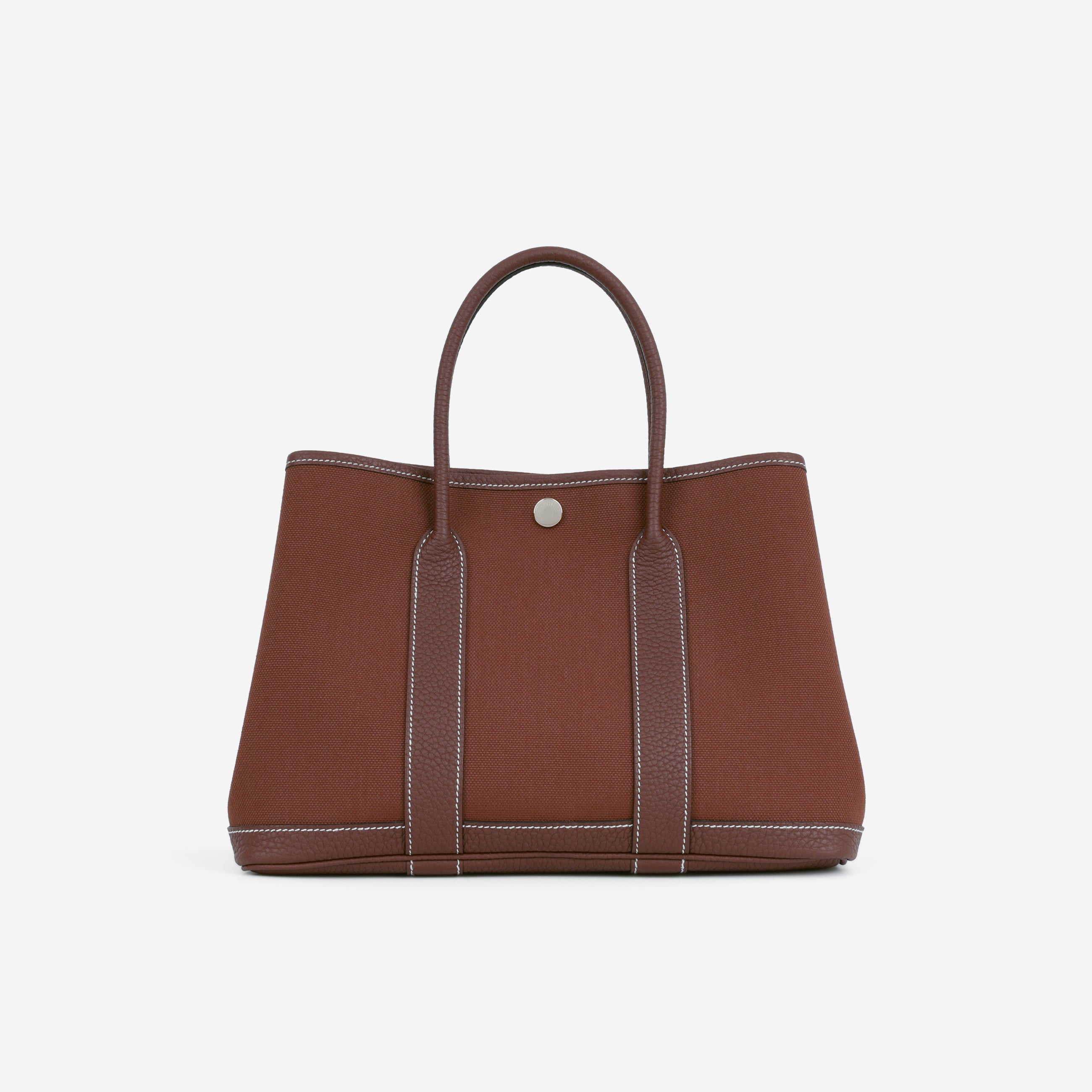 Hermès Garden Party 30 - Rouge H Canvas / Negonda | Palladium Hardware