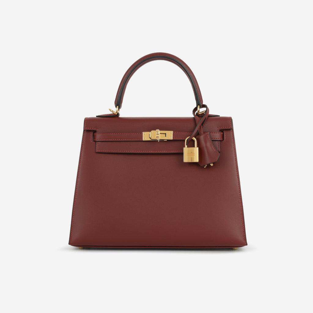 Hermès HSS Kelly 25 - Rouge H Sombrero | Gold Hardware