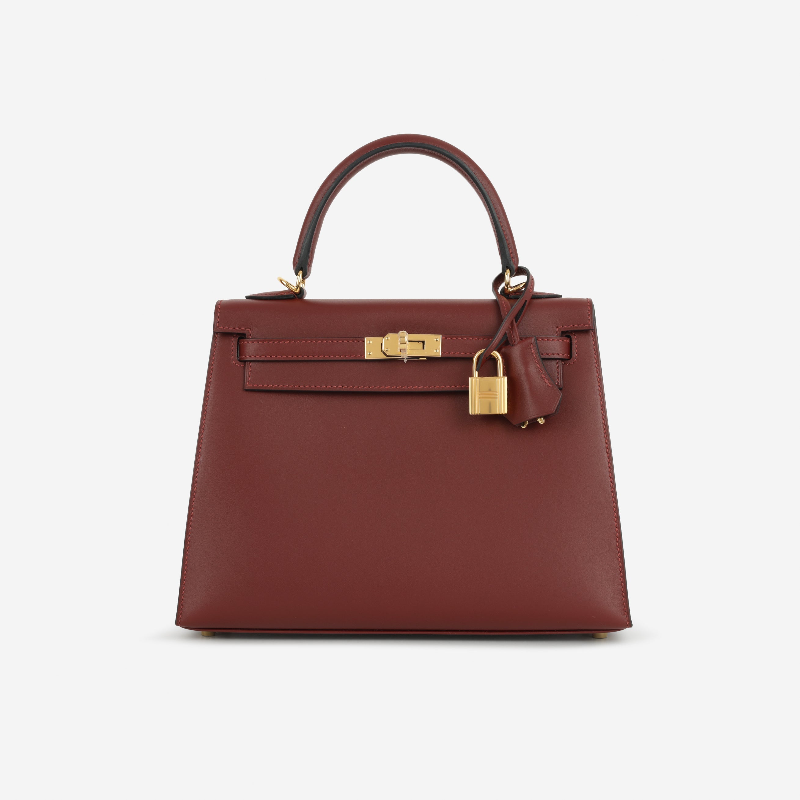 Hermès HSS Kelly 25 - Rouge H Sombrero | Gold Hardware