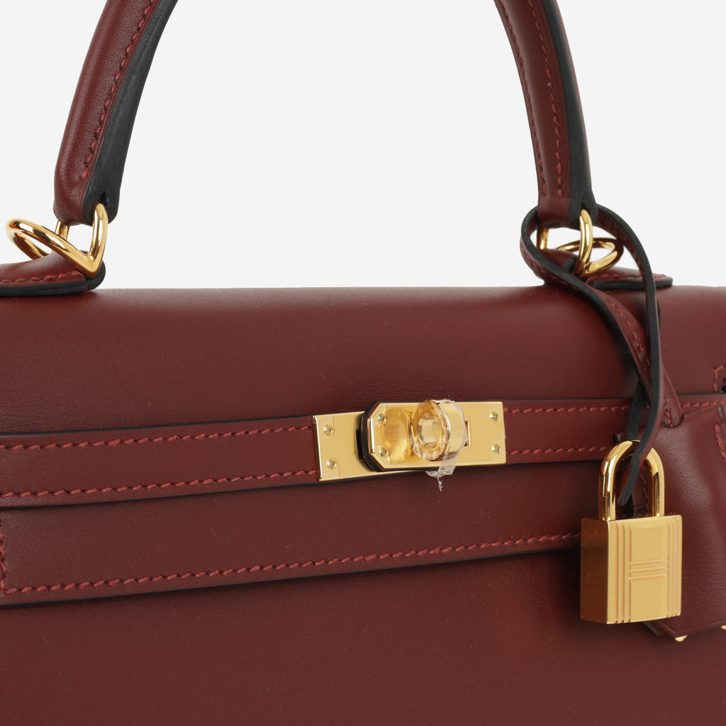 Hermès HSS Kelly 25 - Rouge H Sombrero | Gold Hardware