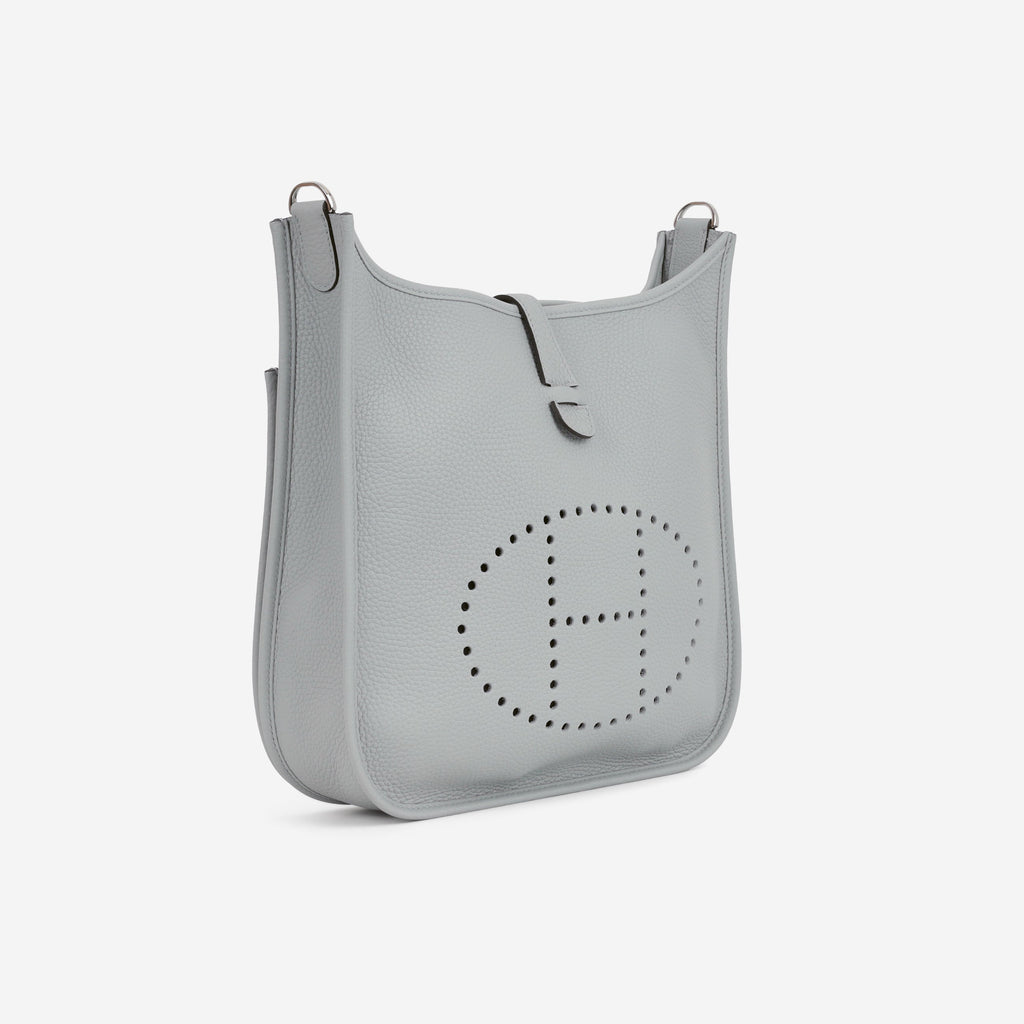 Hermès Evelyne 29 - Bleu Glacier Clemence | Palladium Hardware