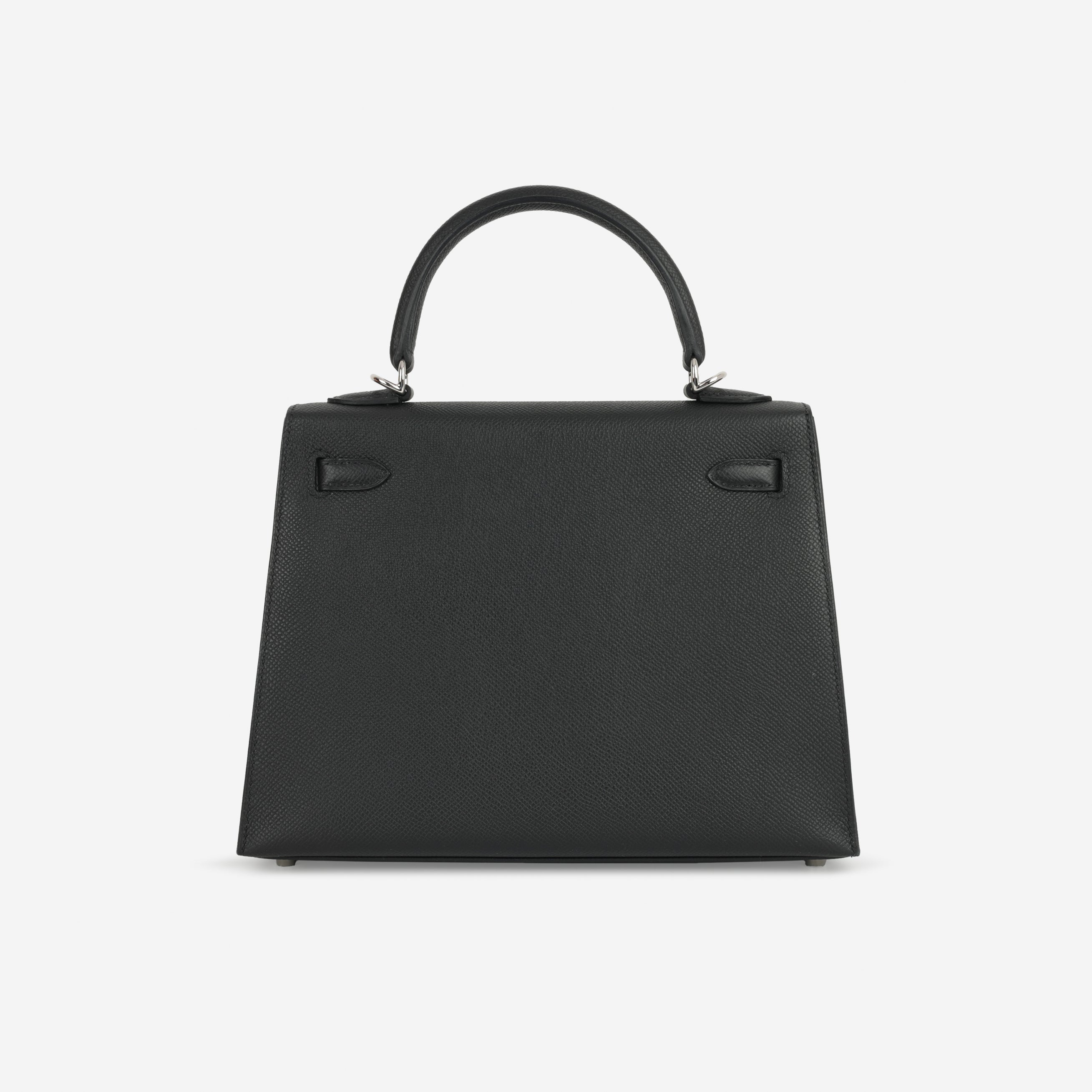 Hermès Kelly 25 - Black Epsom | Palladium Hardware