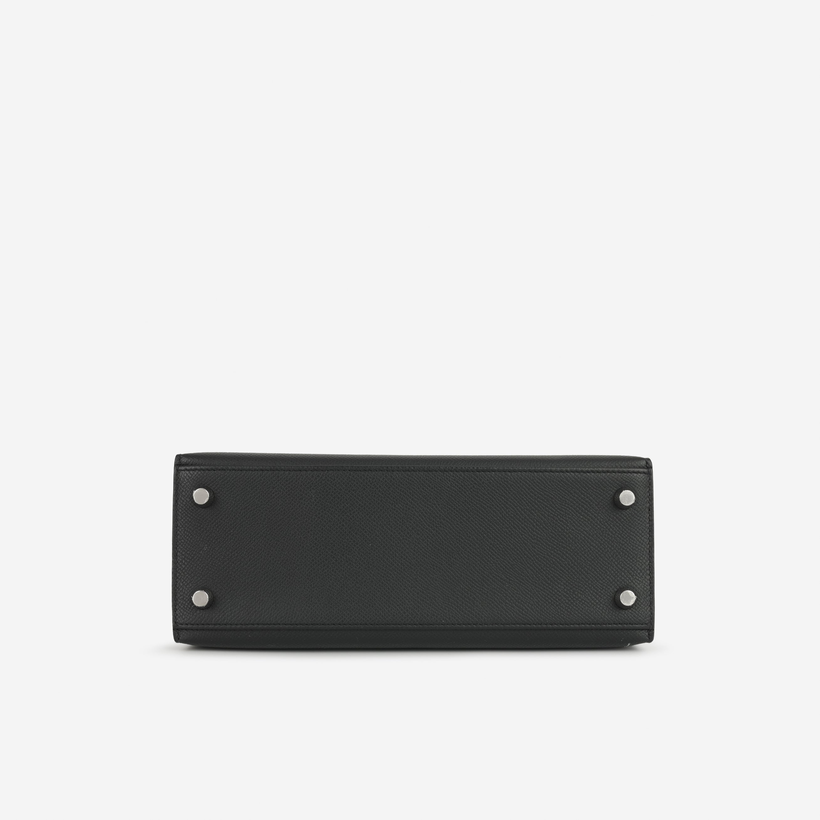 Hermès Kelly 25 - Black Epsom | Palladium Hardware