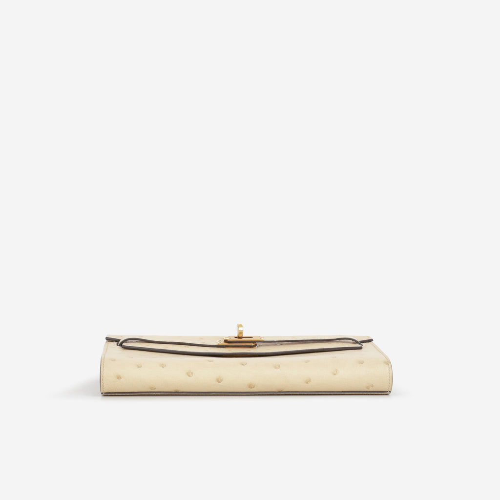 Hermès Kelly To Go - Parchemin Ostrich | Gold Hardware