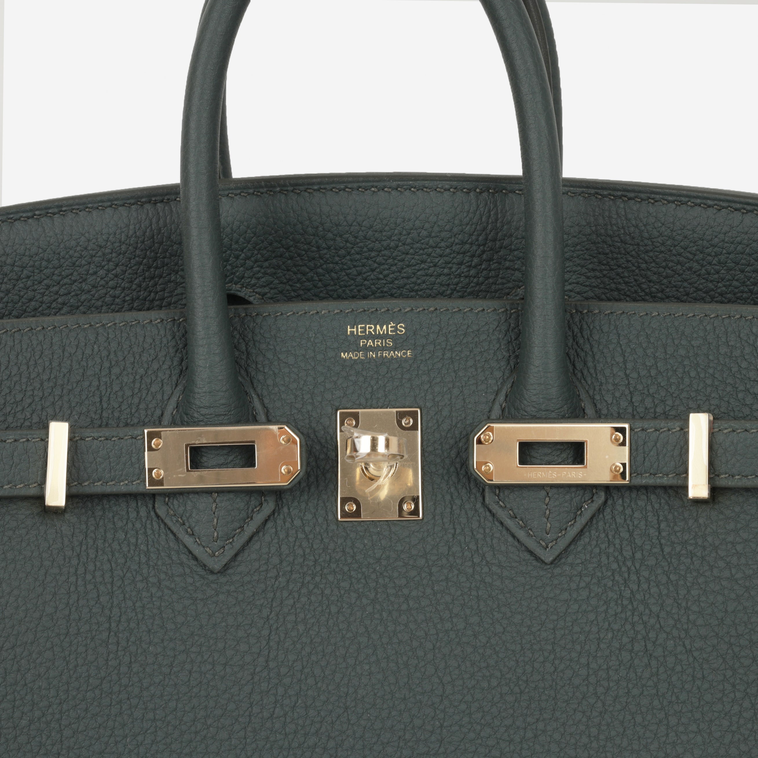Hermès Birkin 25 - Vert Mangrove Togo | Permabrass Hardware