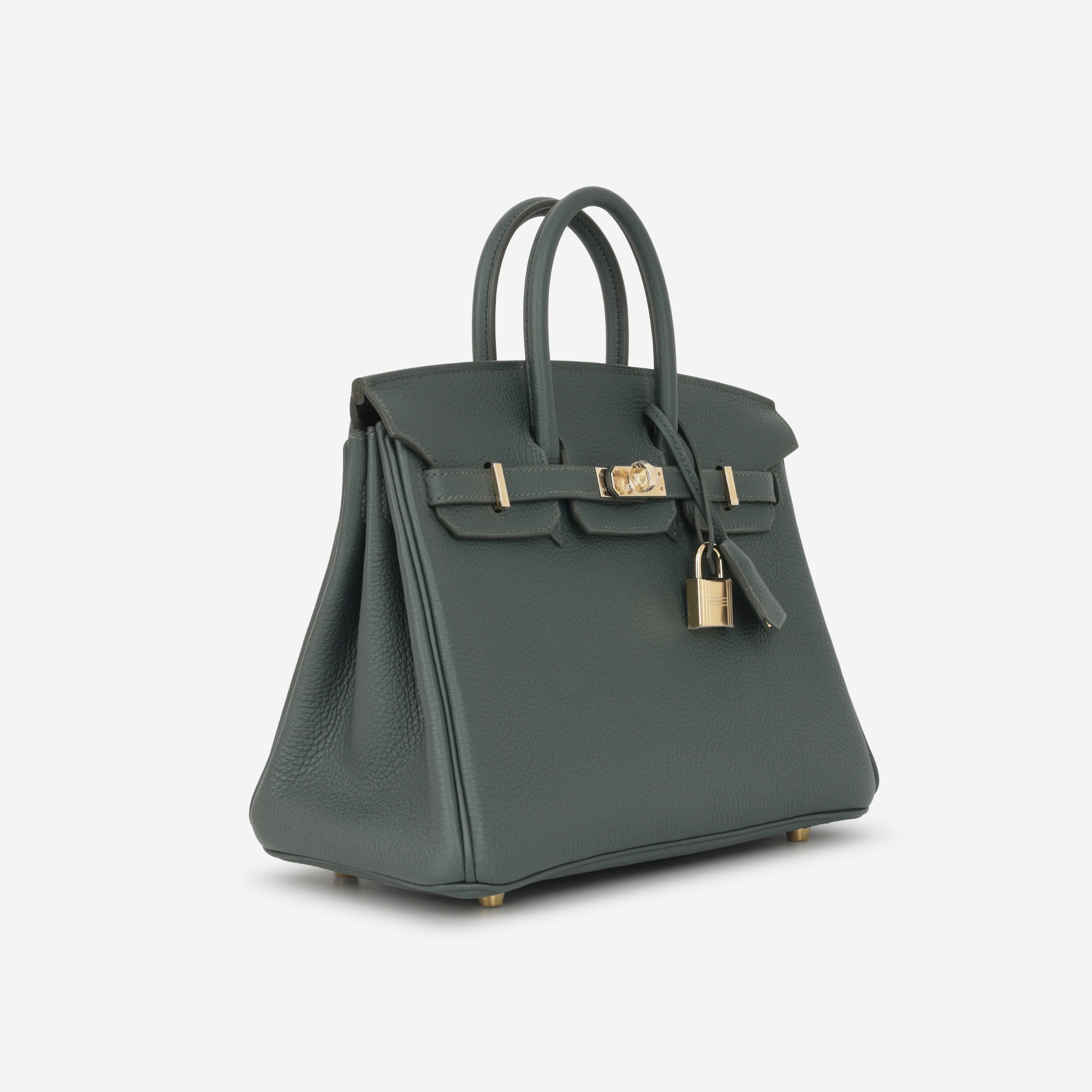 Hermès Birkin 25 - Vert Mangrove Togo | Permabrass Hardware