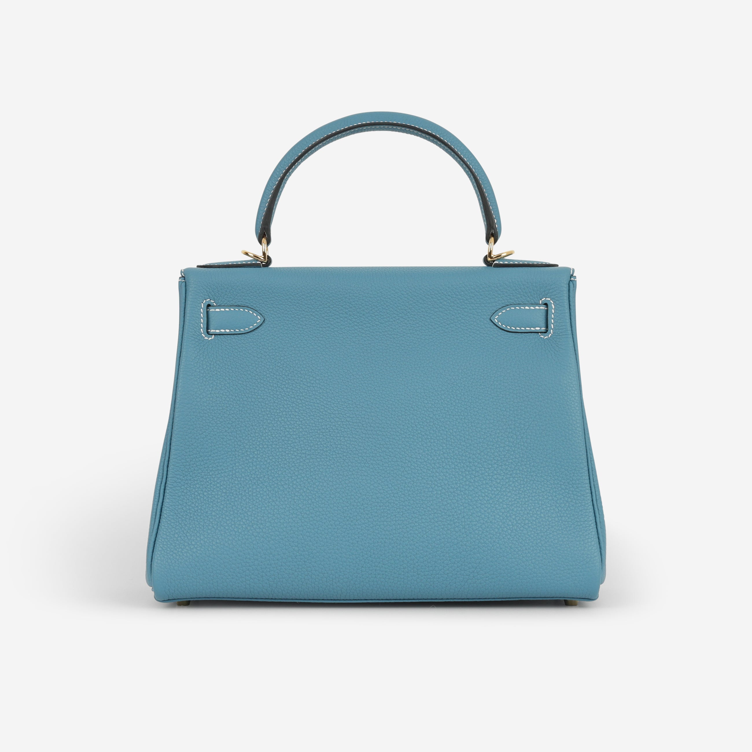 Hermès Kelly 28 - Bleu Jean Togo | Gold Hardware