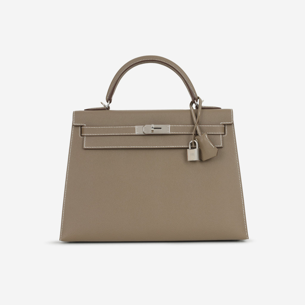 Hermès Kelly 32 - Etoupe Epsom | Palladium Hardware